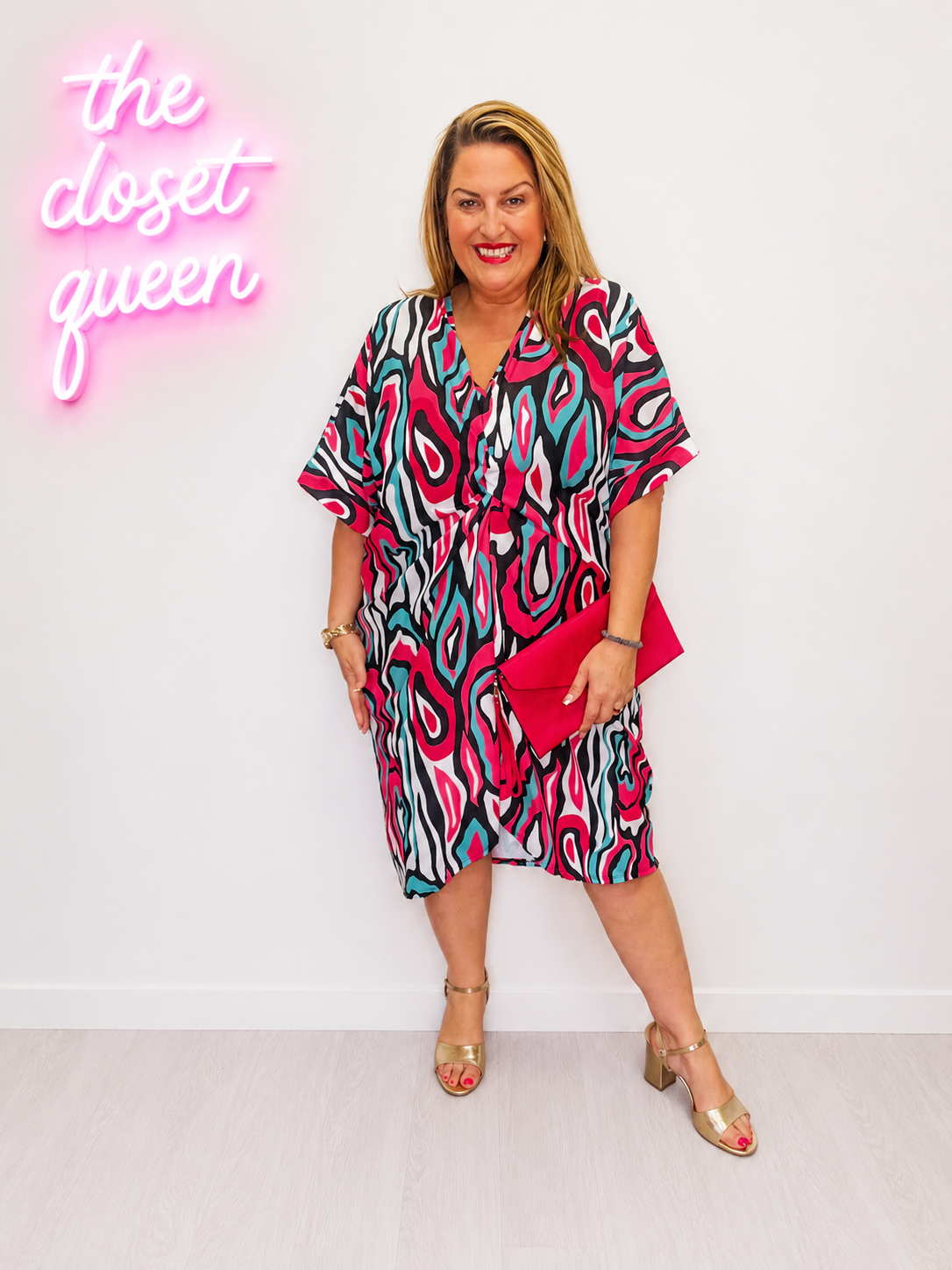 Naddy Dress Groovy Print