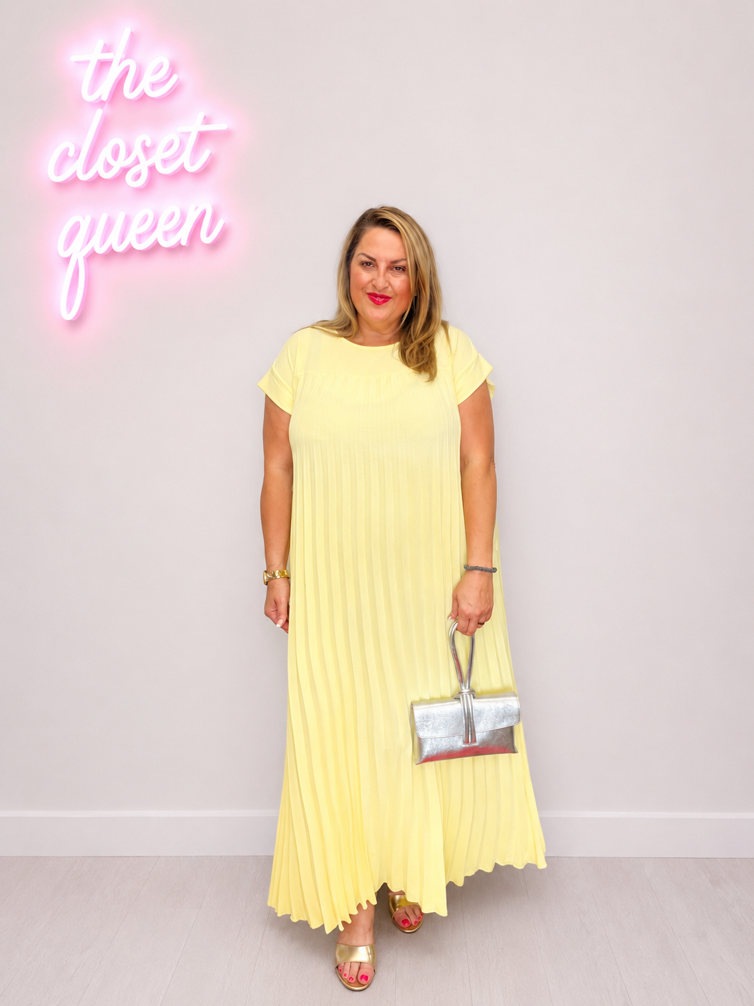 Full Pleat Dress Plain