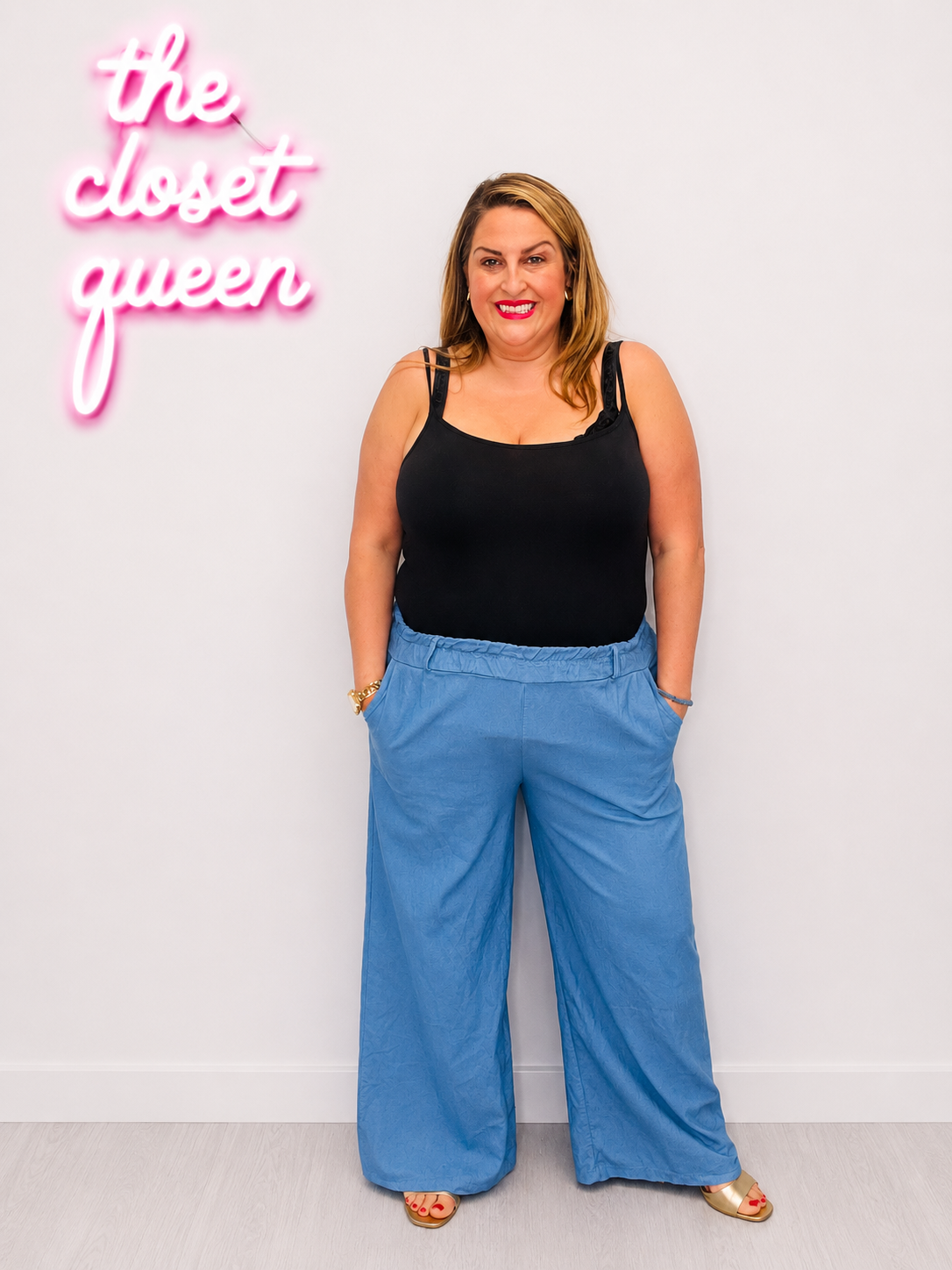 Stretch Wide Leg Jeggings