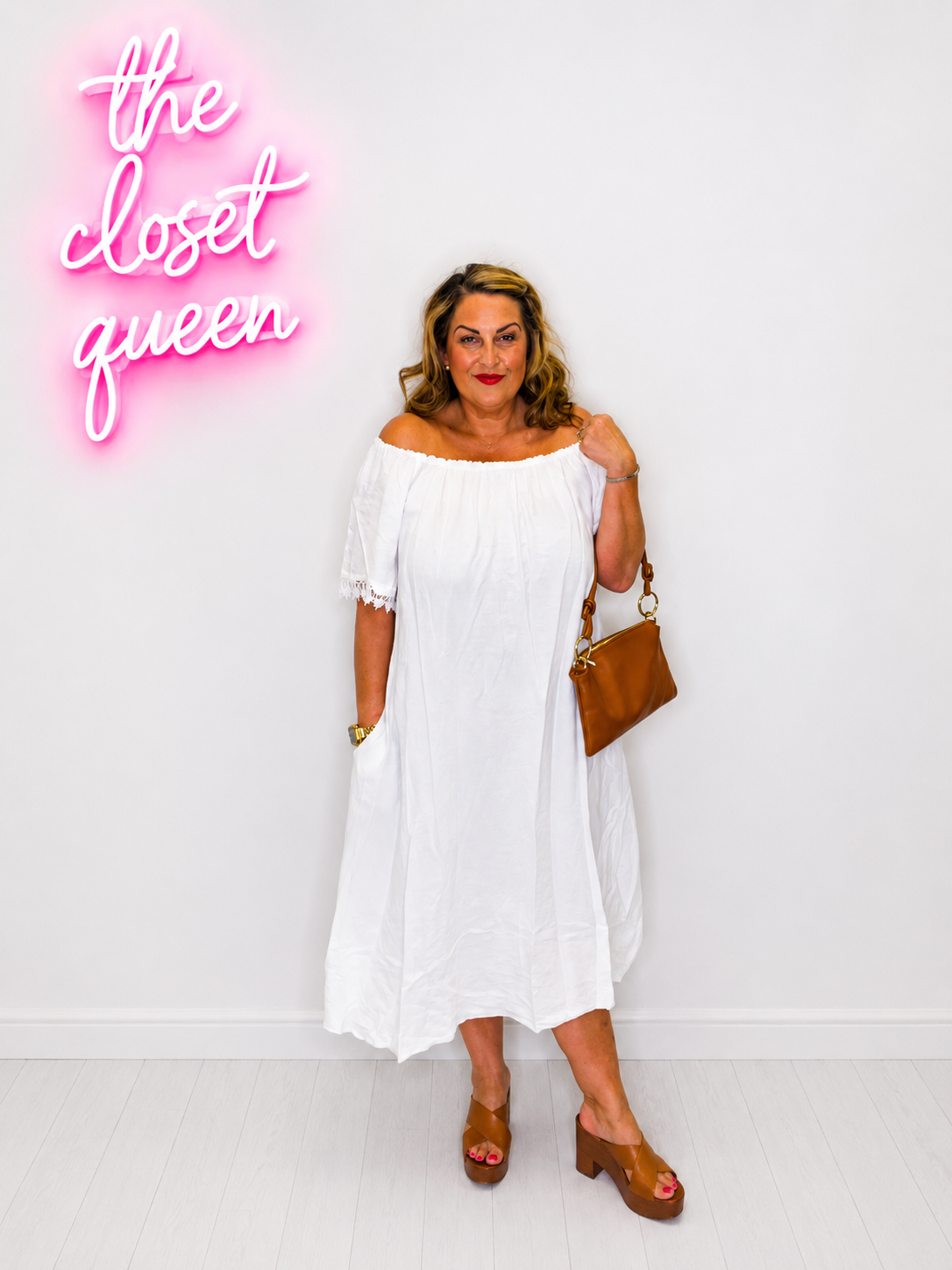 Thistle Lace Trim Dress
