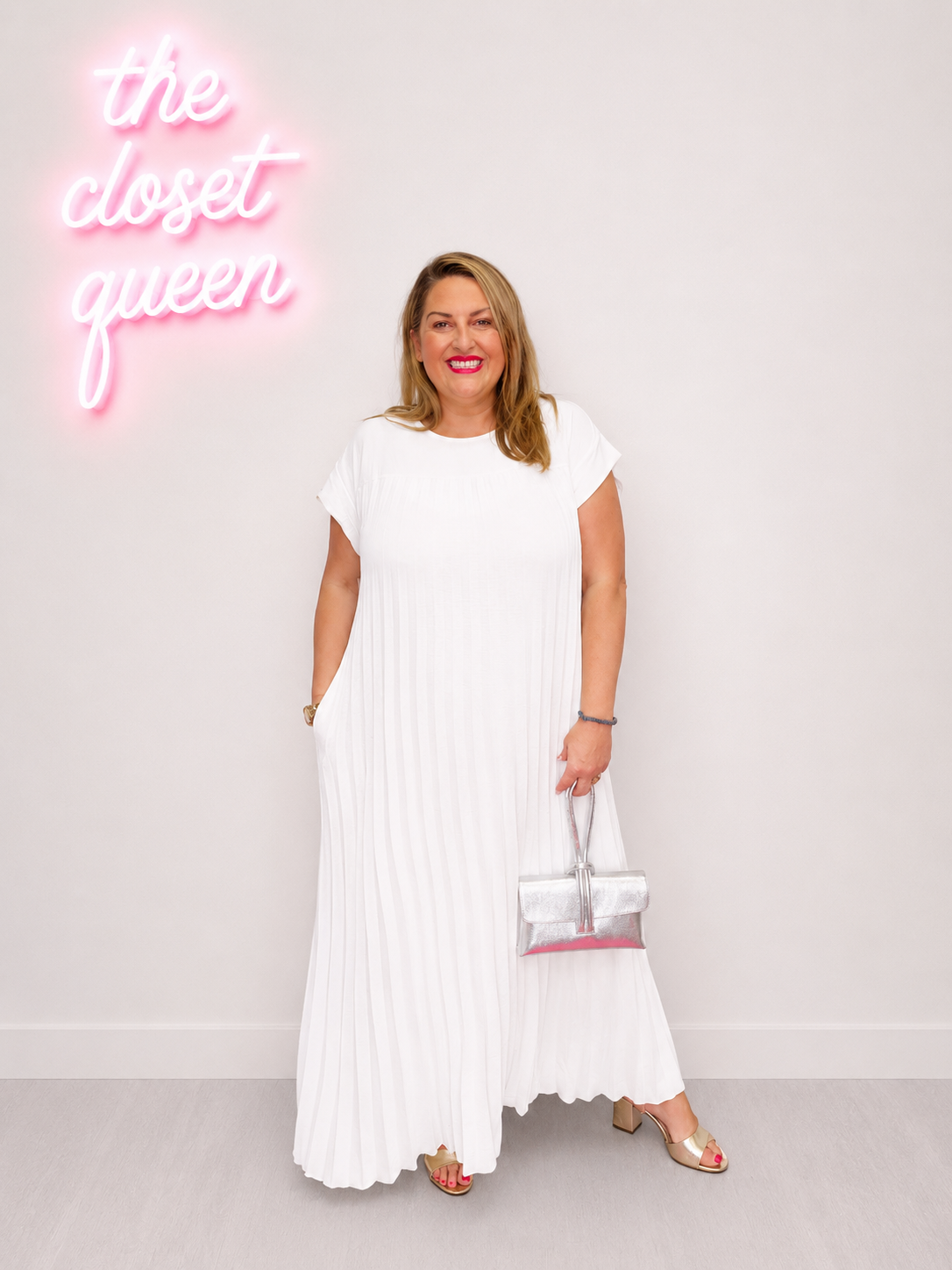 Full Pleat Dress Plain