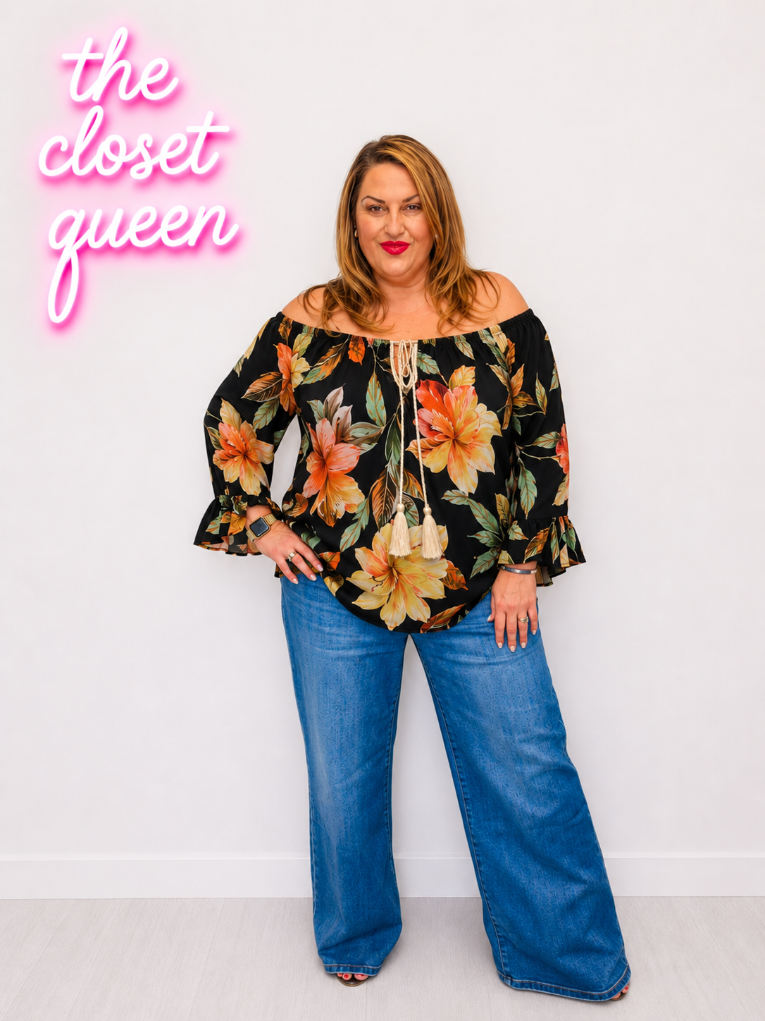 Wide Leg Front Pocket Jeans