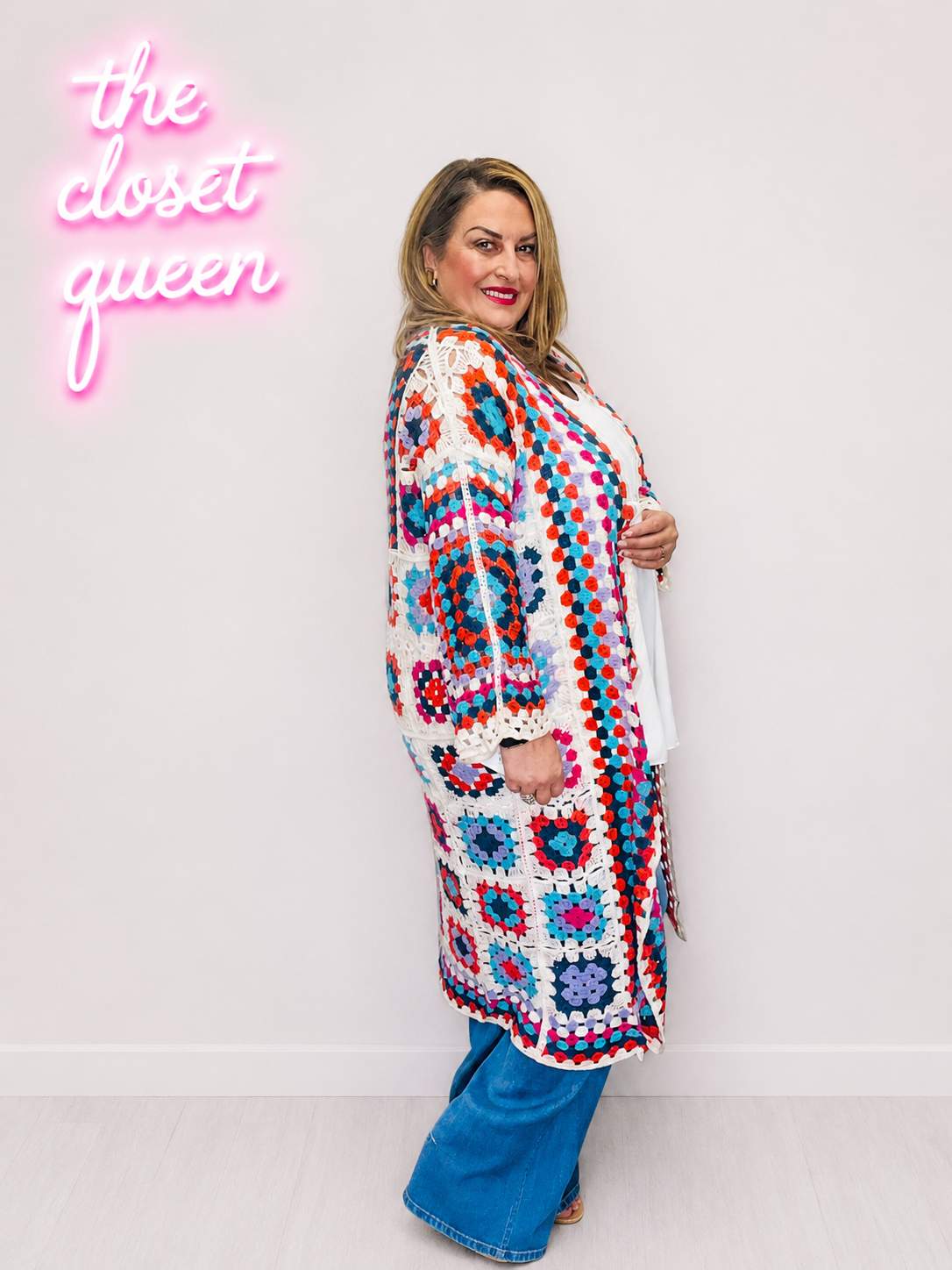 Crochet Squares Cardigan