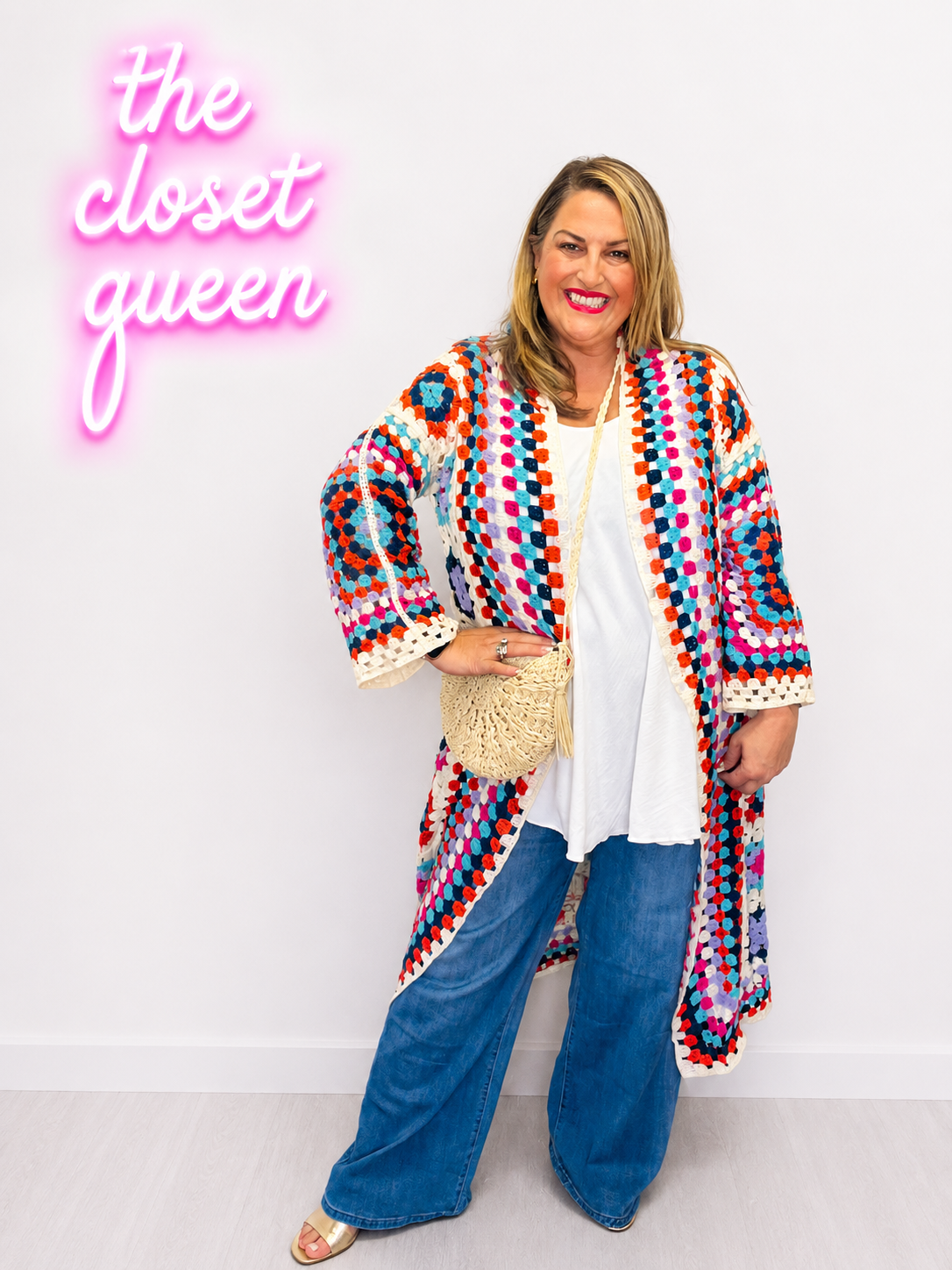 Crochet Squares Cardigan