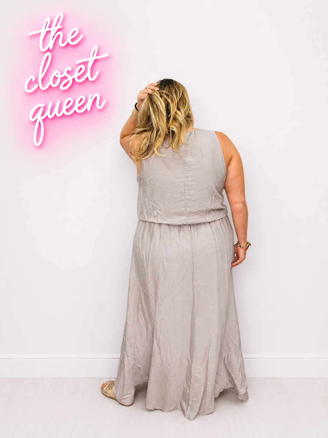 Pouff Layer Maxi Dress