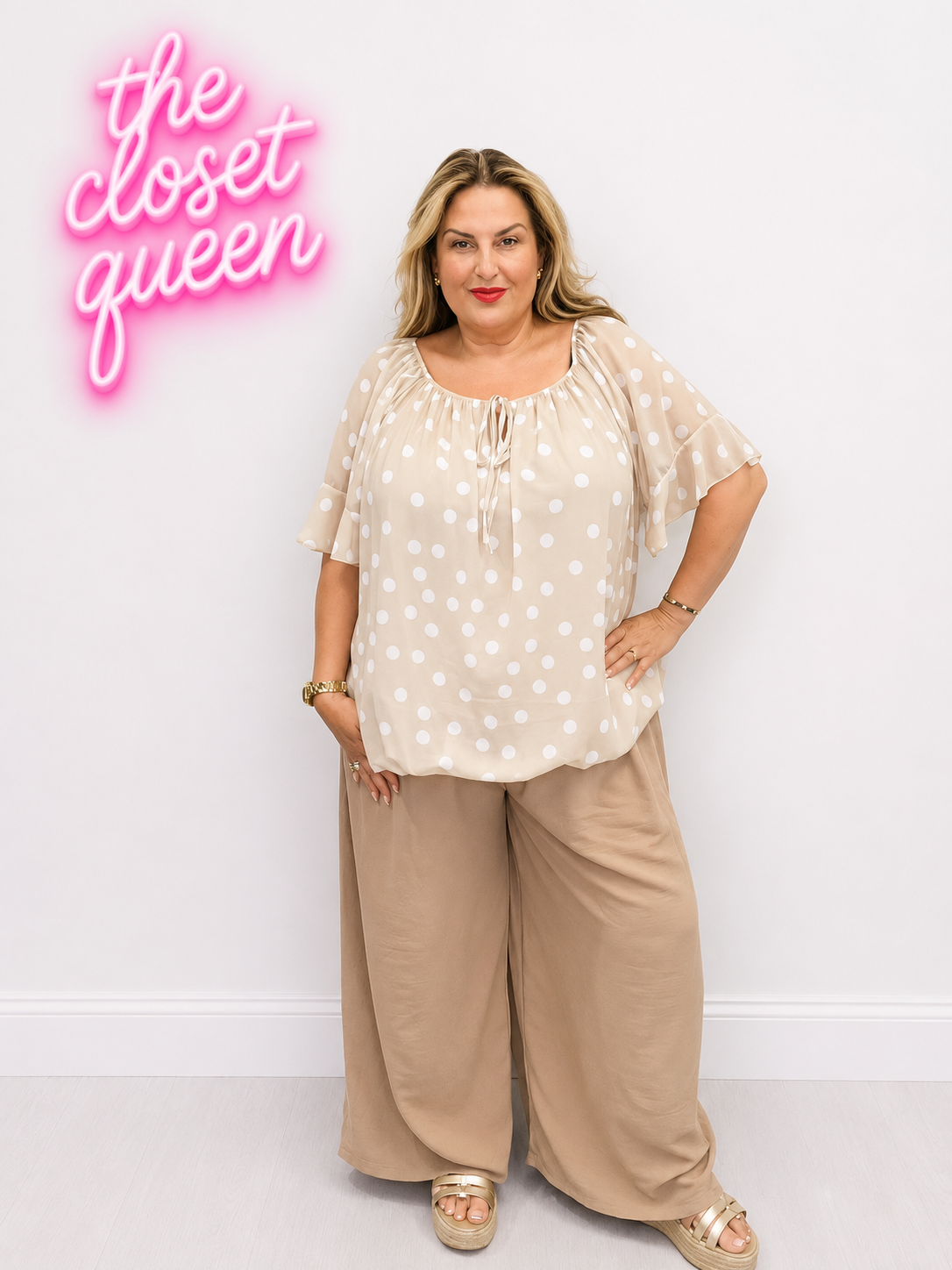 Pouffball Polka Dot Top