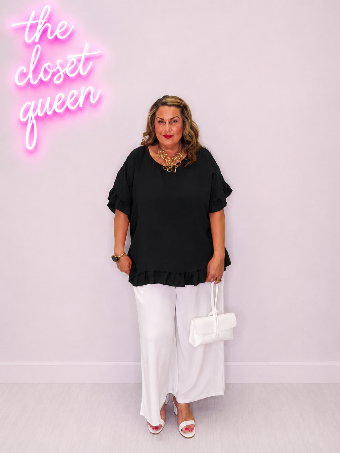 Frill Trim Top