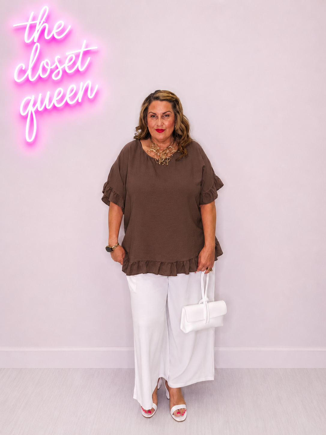 Frill Trim Top