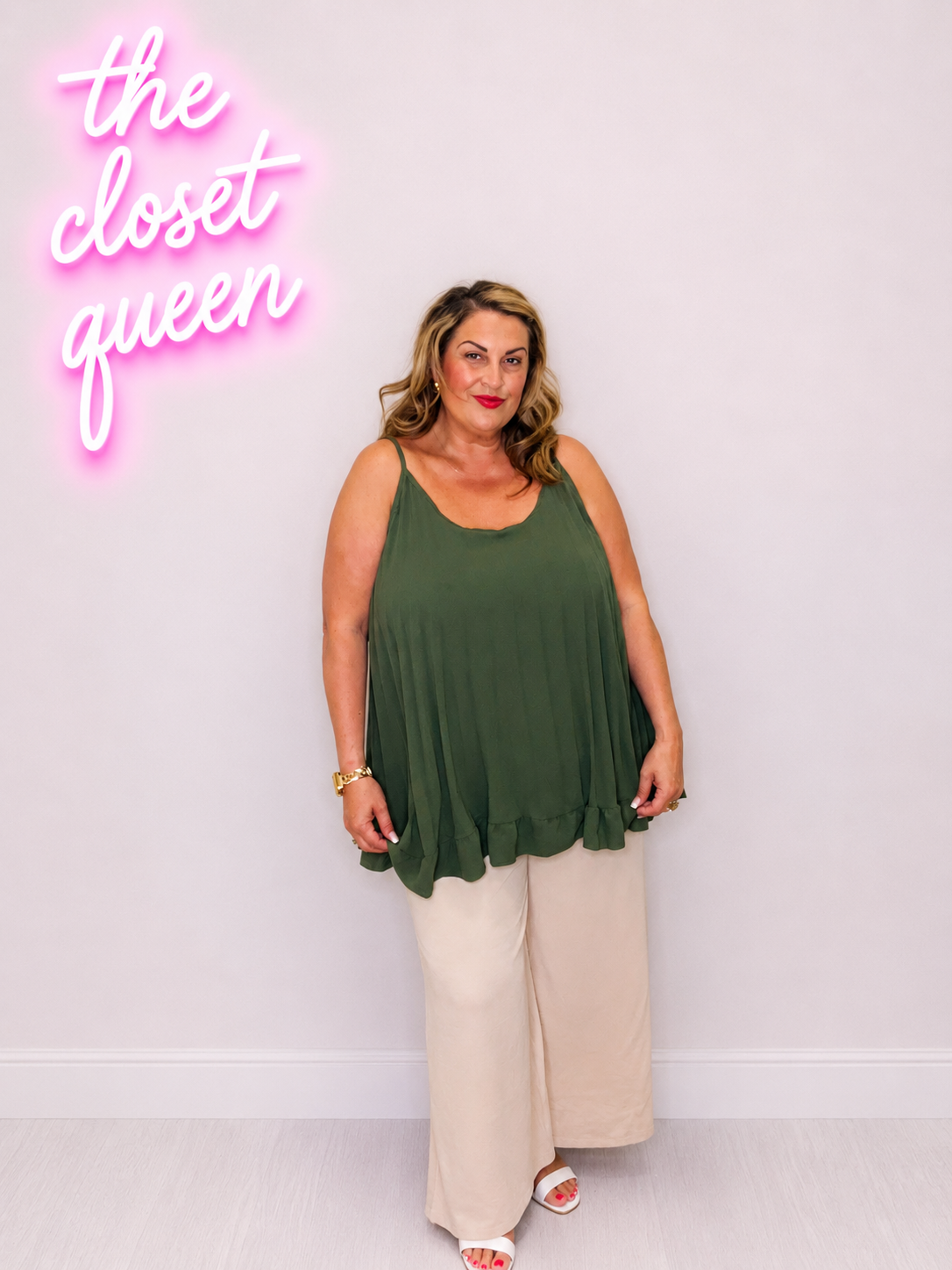 Pleat Swing Vest