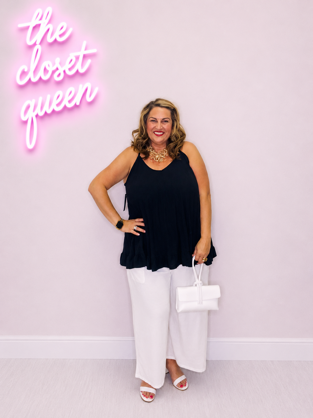 Pleat Swing Vest