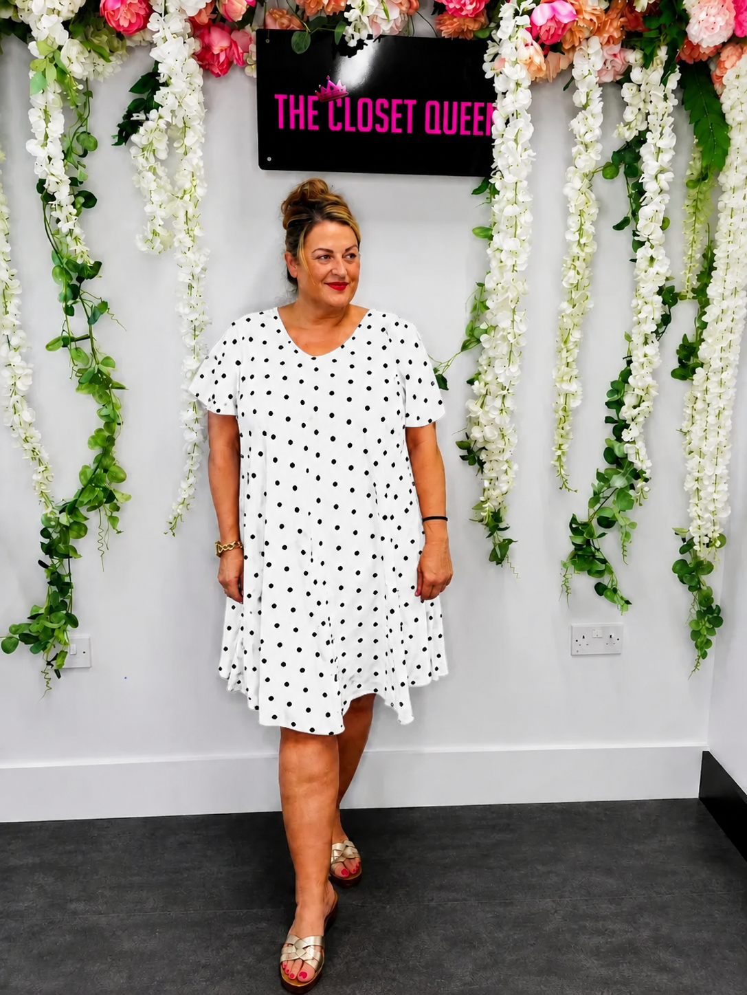 Evie Dress Polka Dot