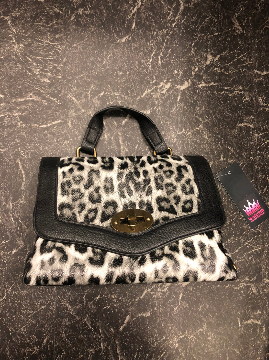 Mul Mini Stud Bag Leopard