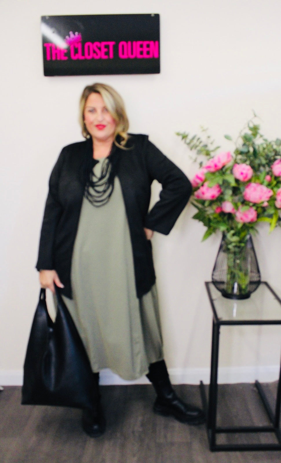 Suedette Collarless Jacket