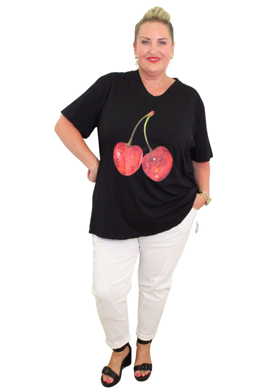 Dee T-Shirt Disco Cherry