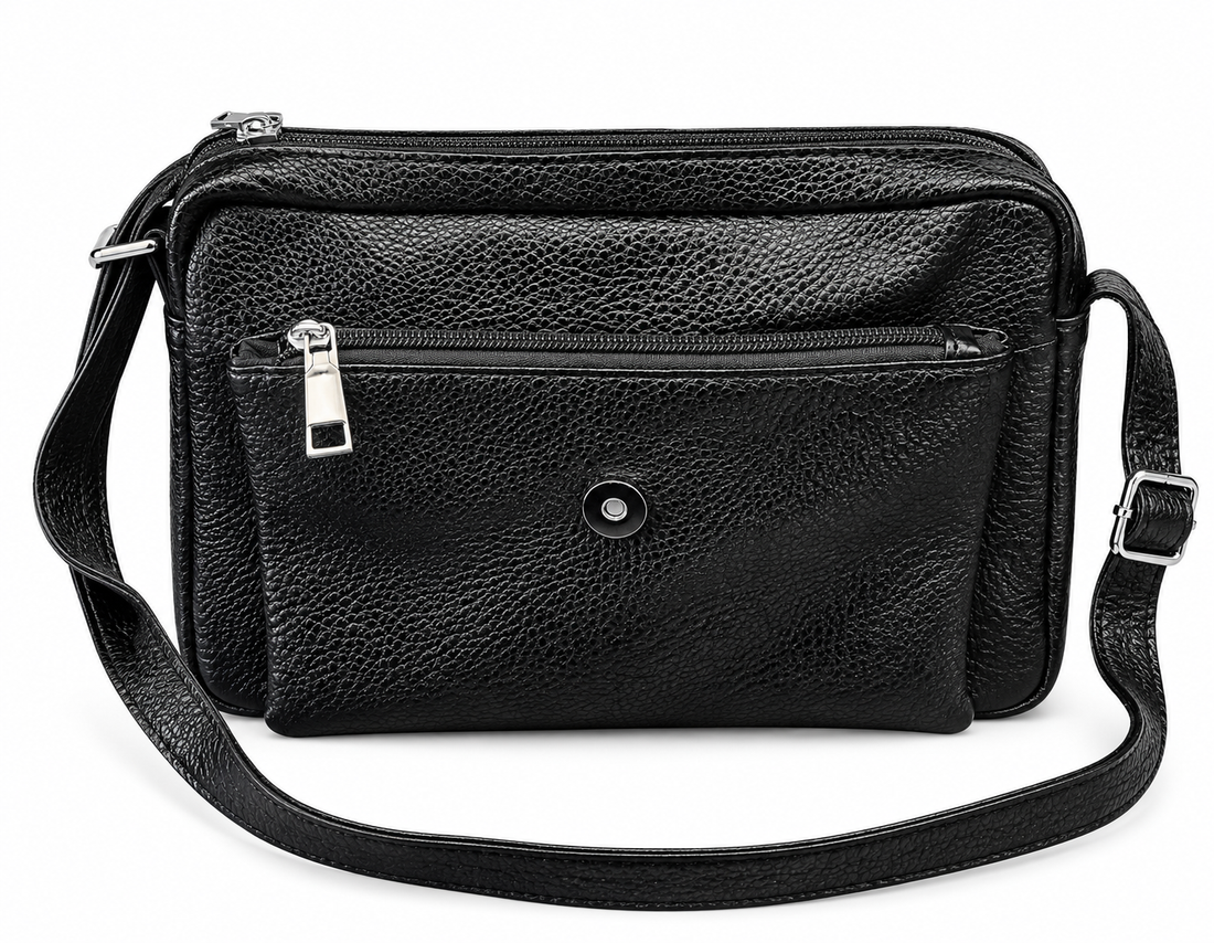 Double Pocket Satchel Bag
