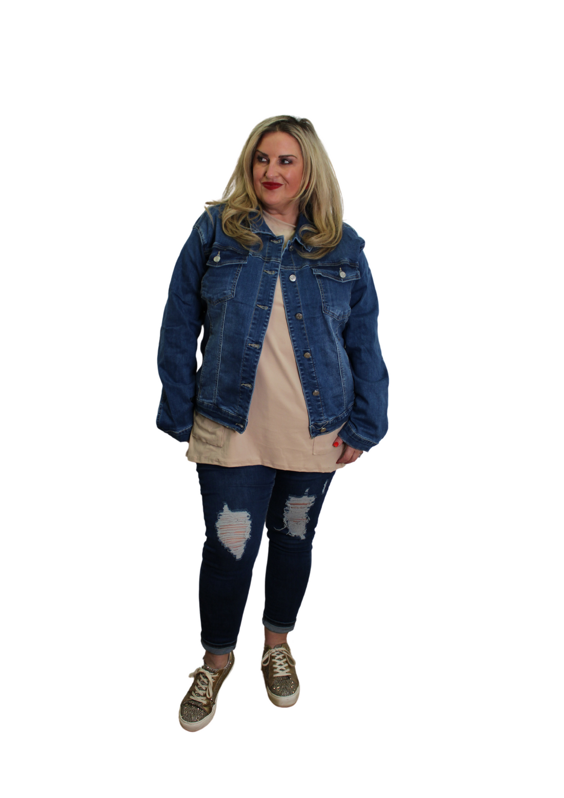 Plain Denim Jacket