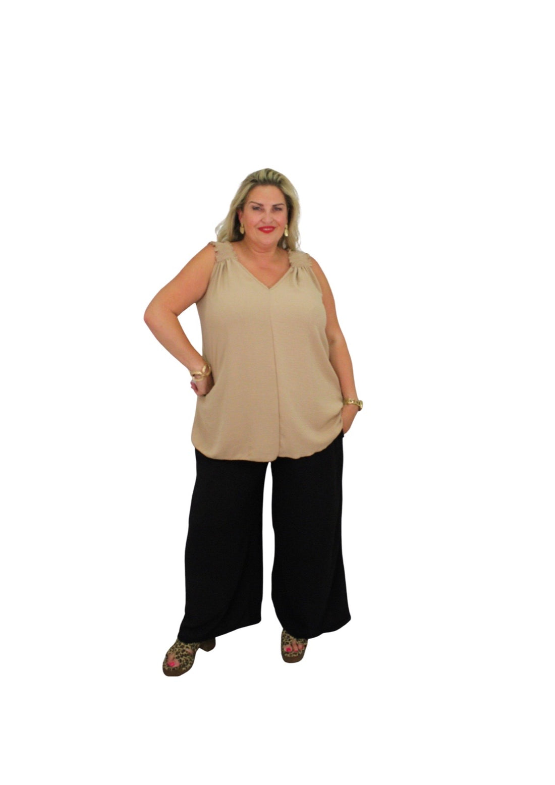 Peros Swing Top Sleeveless Plain