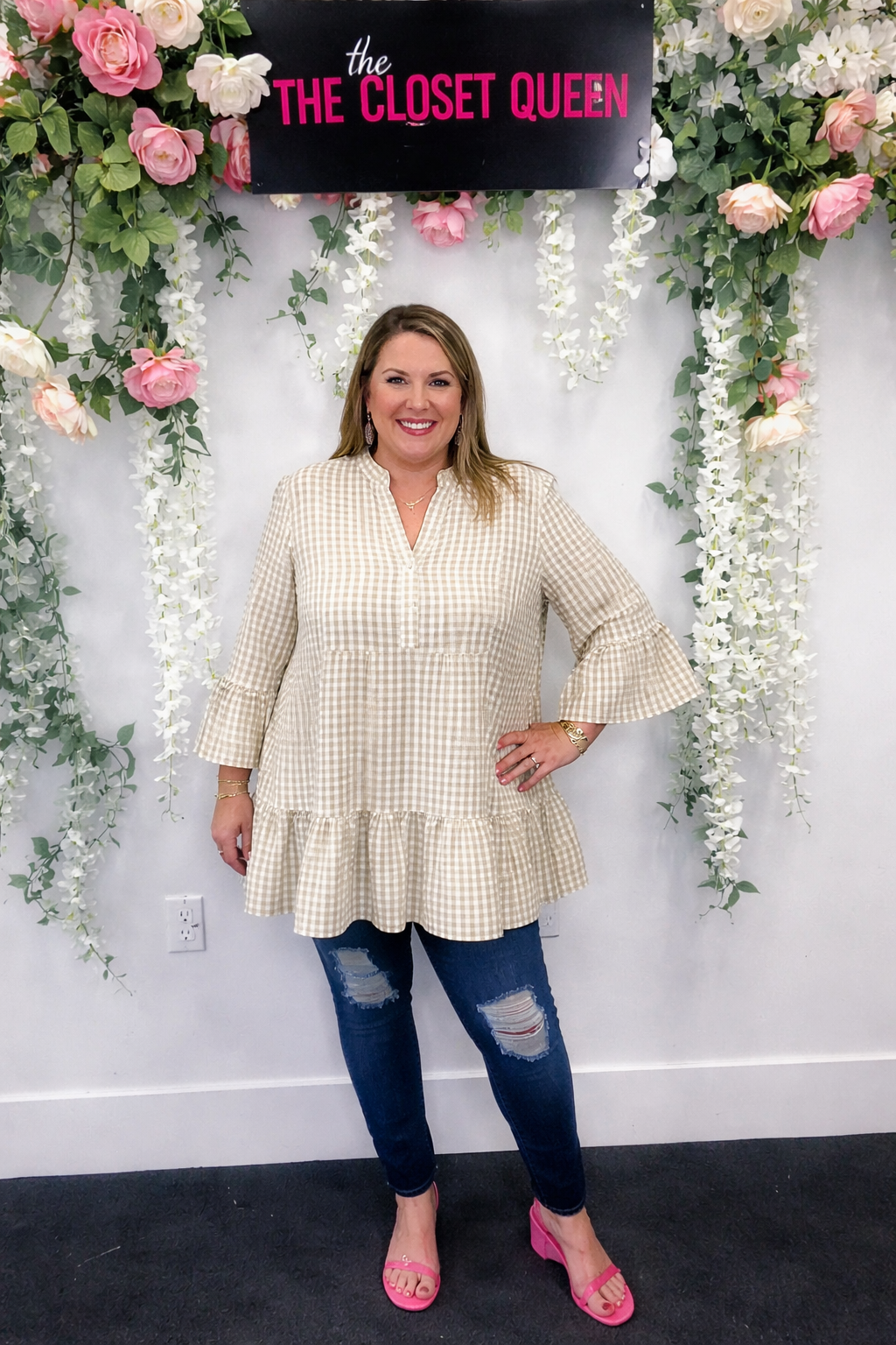 Gingham Mary Jane Tunic
