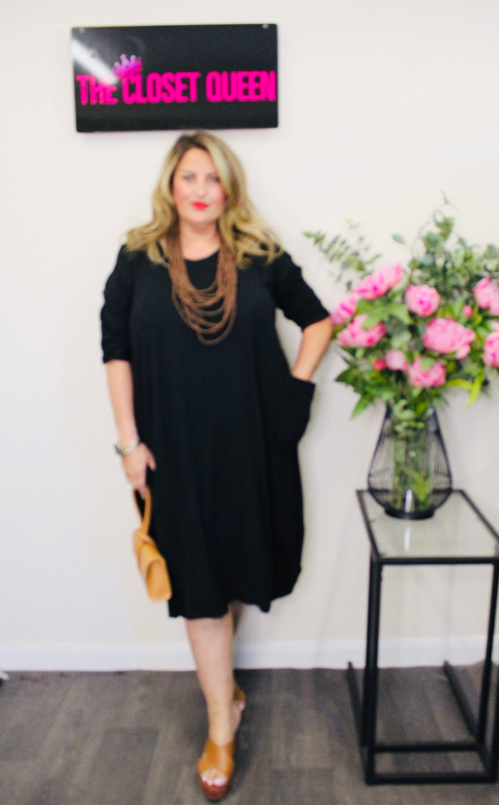 Middle Panel Side Pocket Dress