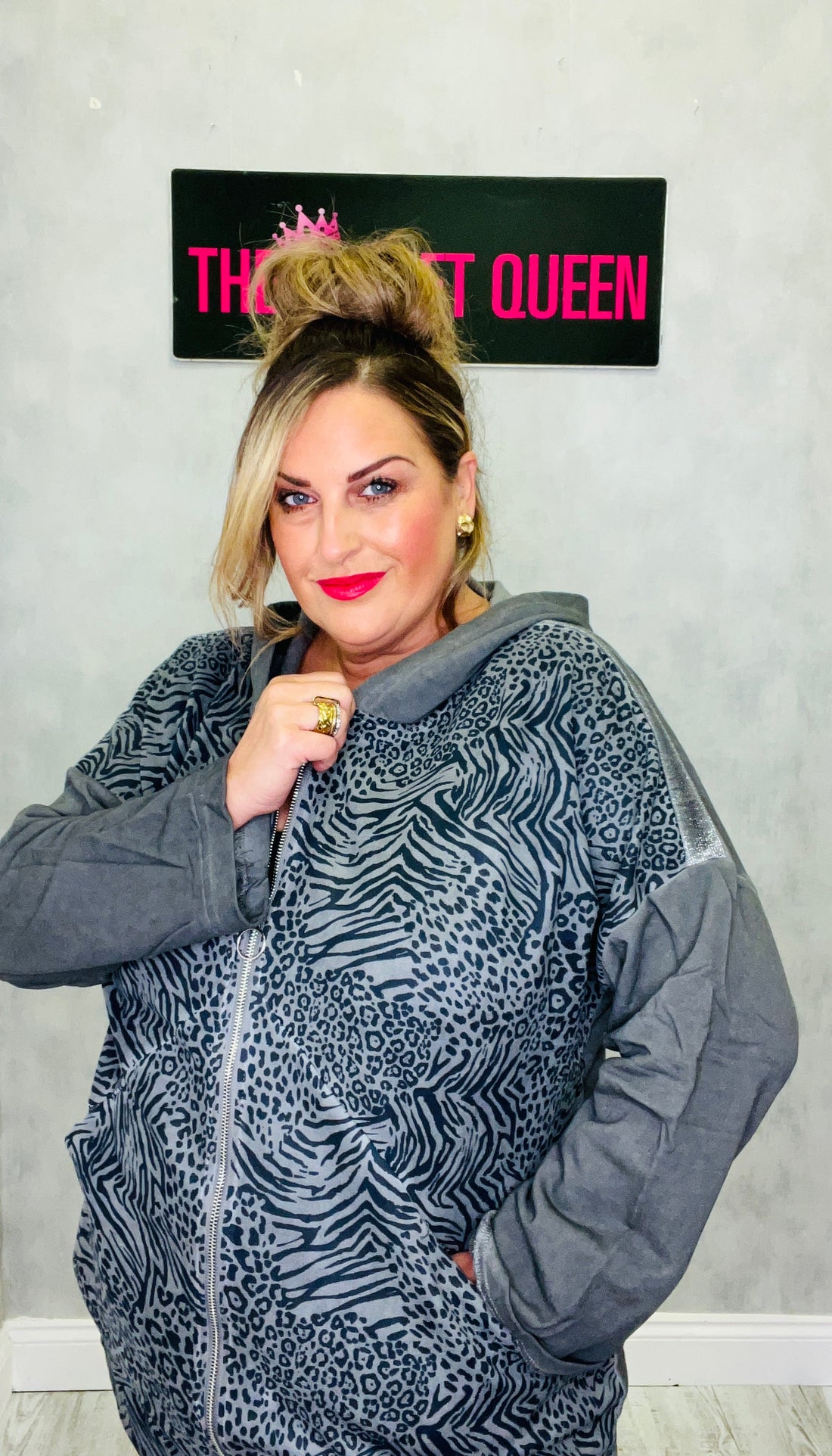 Mixy Acid Plain Sleeve Hoody