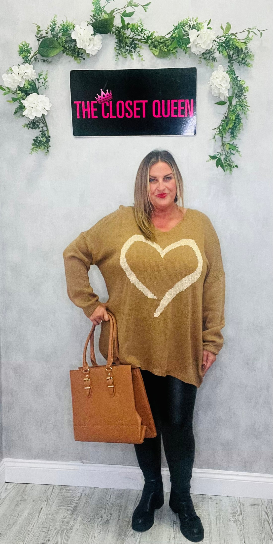 AB Shimmer Heart Jumper