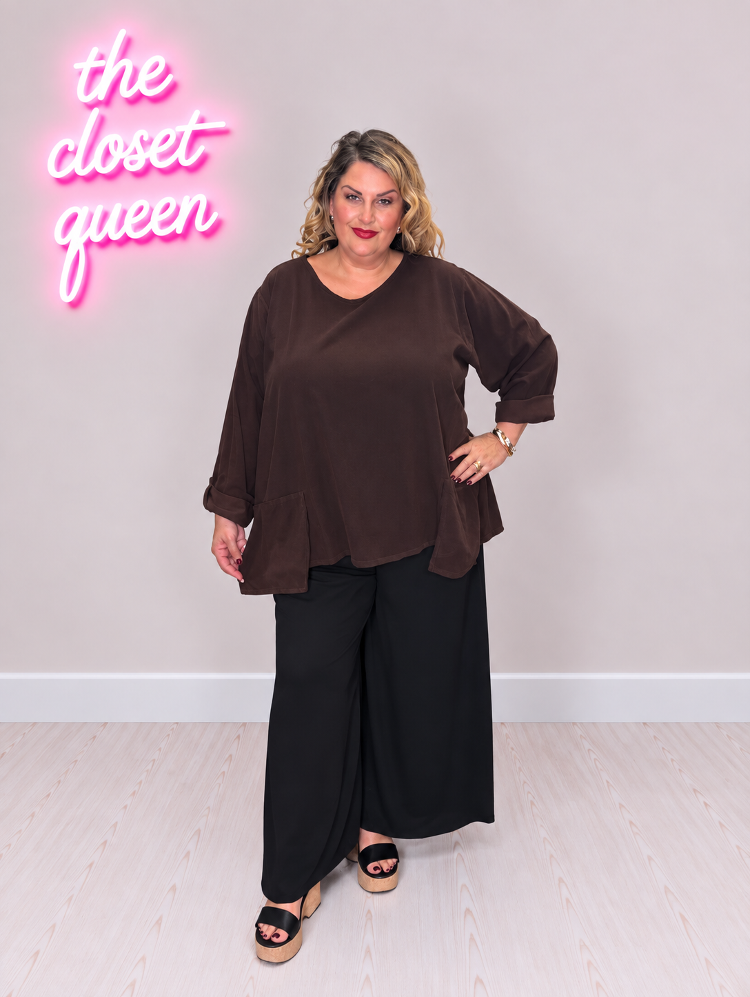 Hang Pocket Needlecord Top