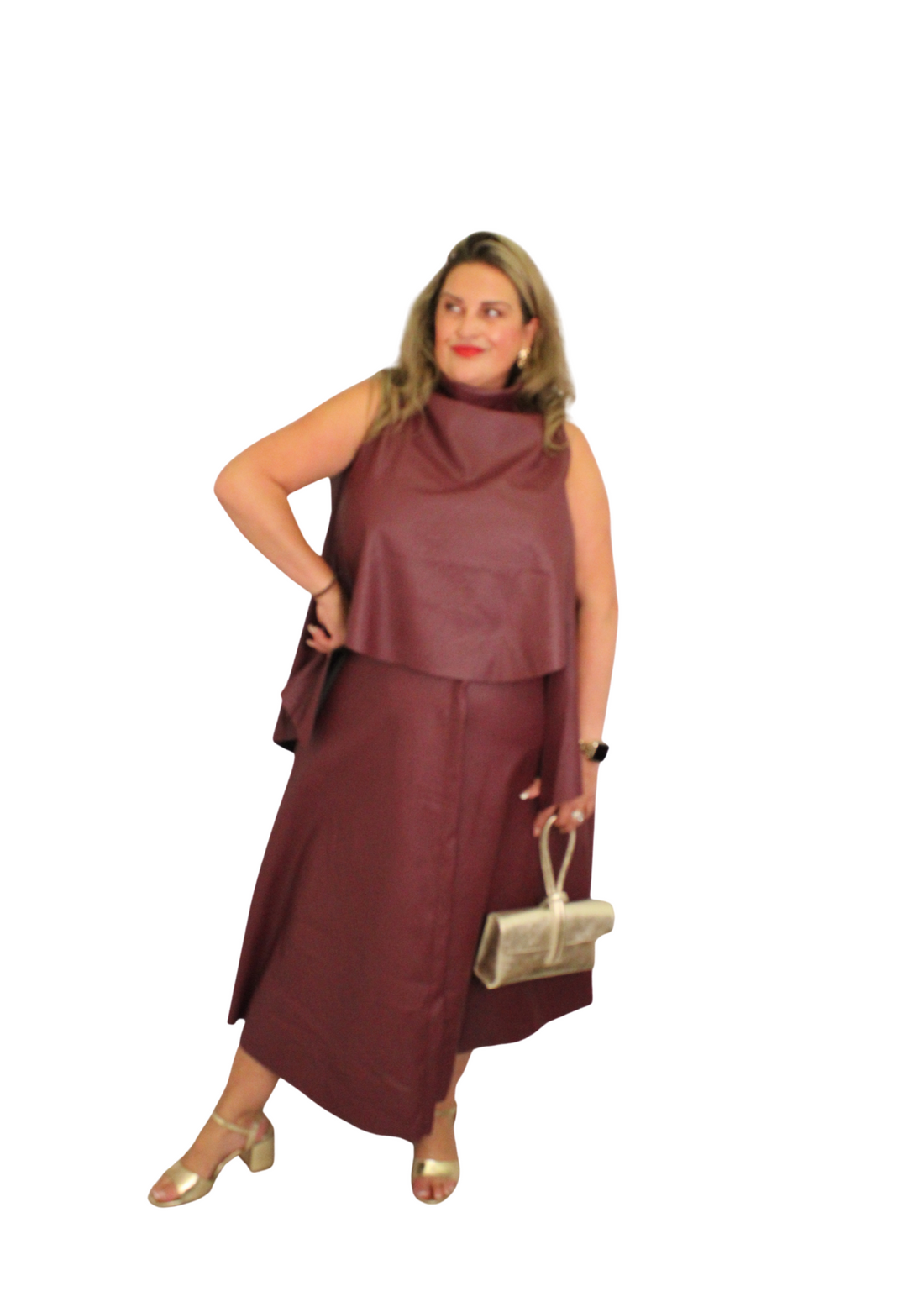 ID Leather Look skirt