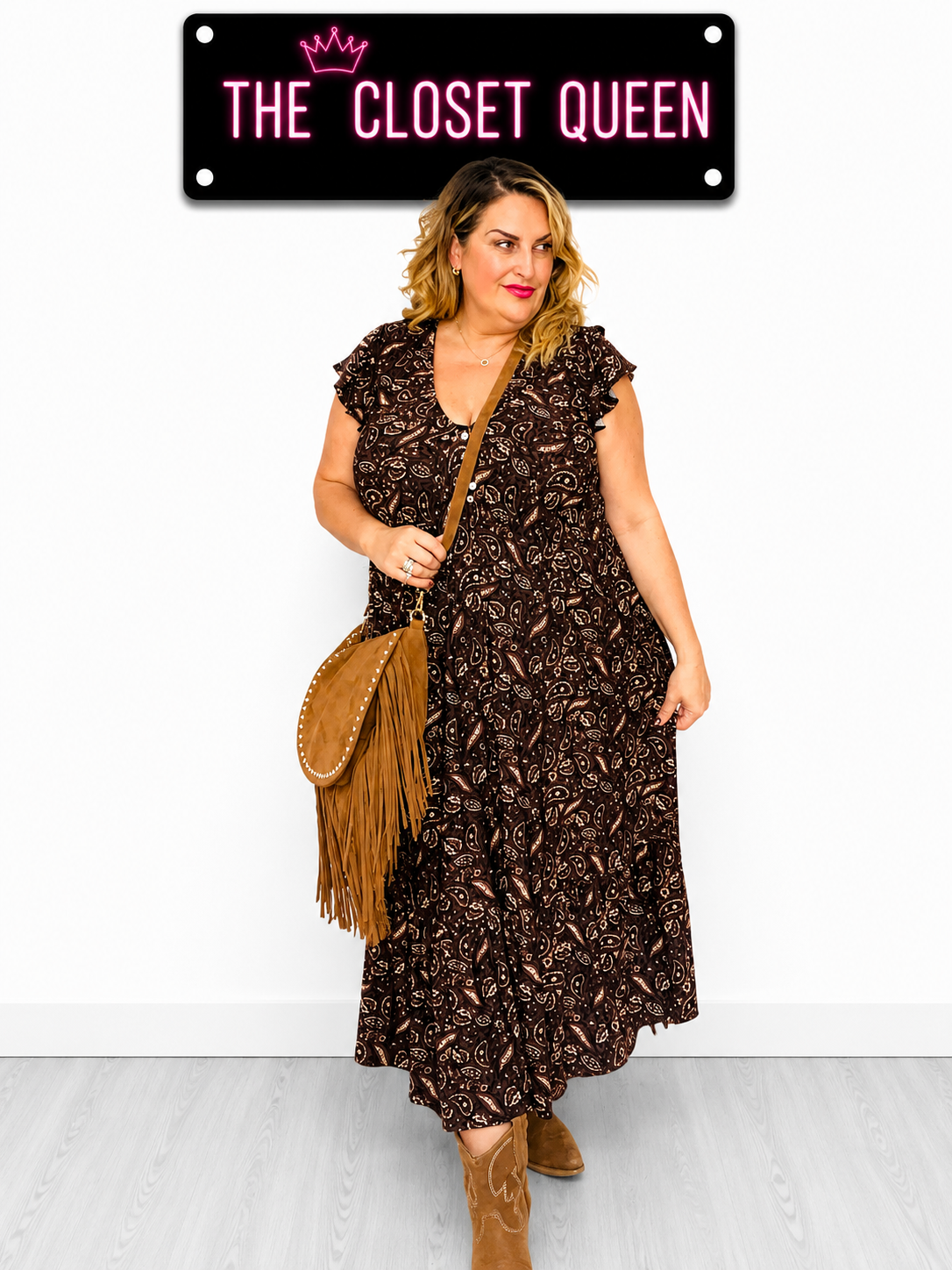 Bailey Button Dress Autumn Paisley