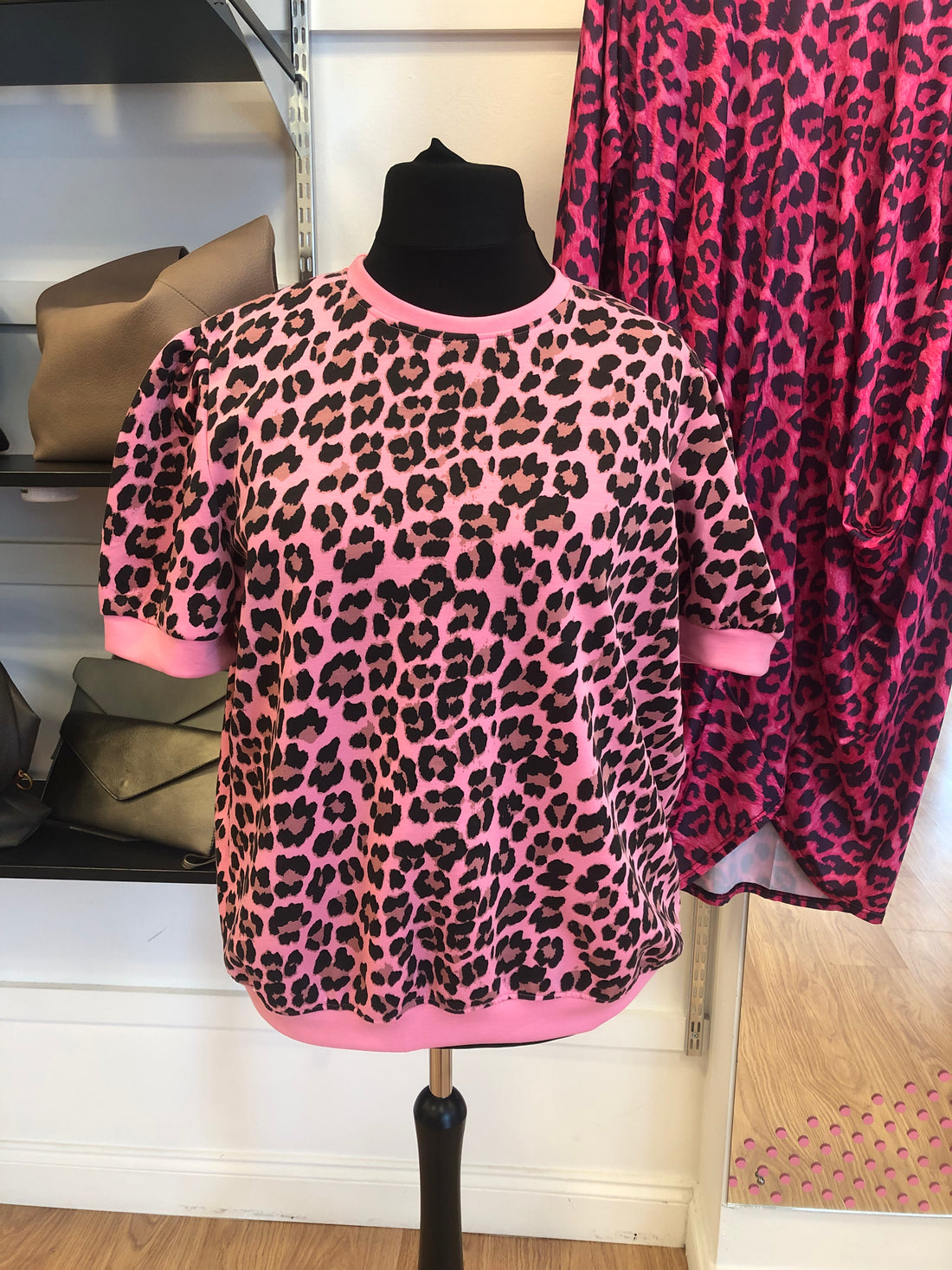 Puff Sleeve Bounce Top Animal Print