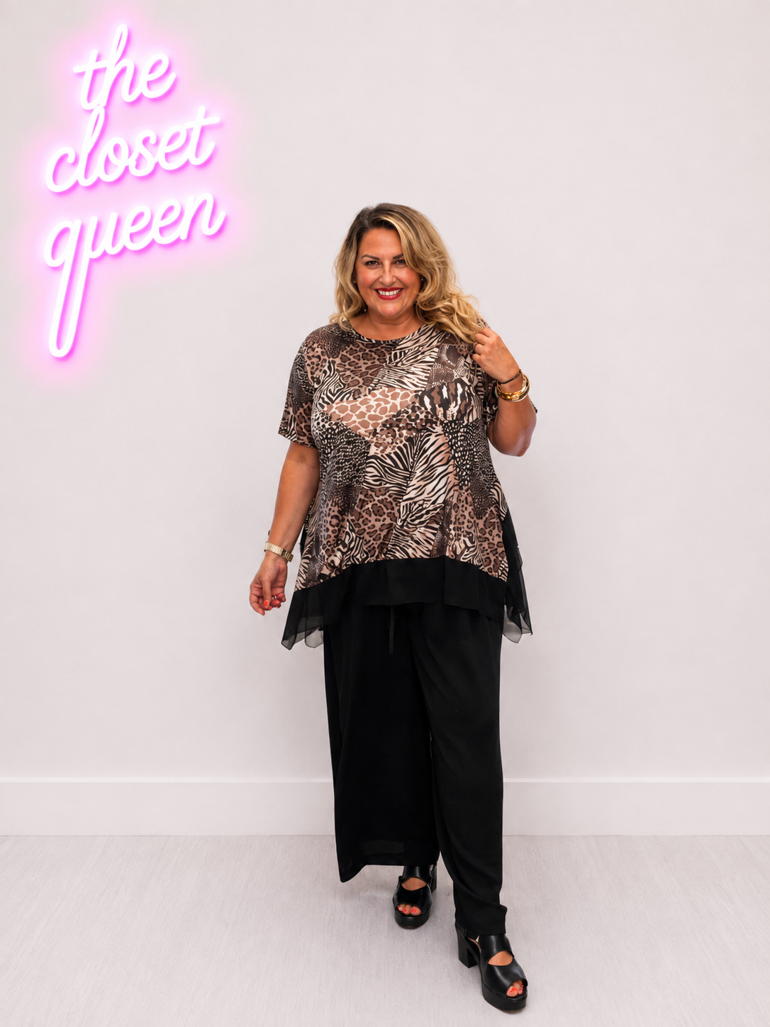Chifftrim Top Safari Print