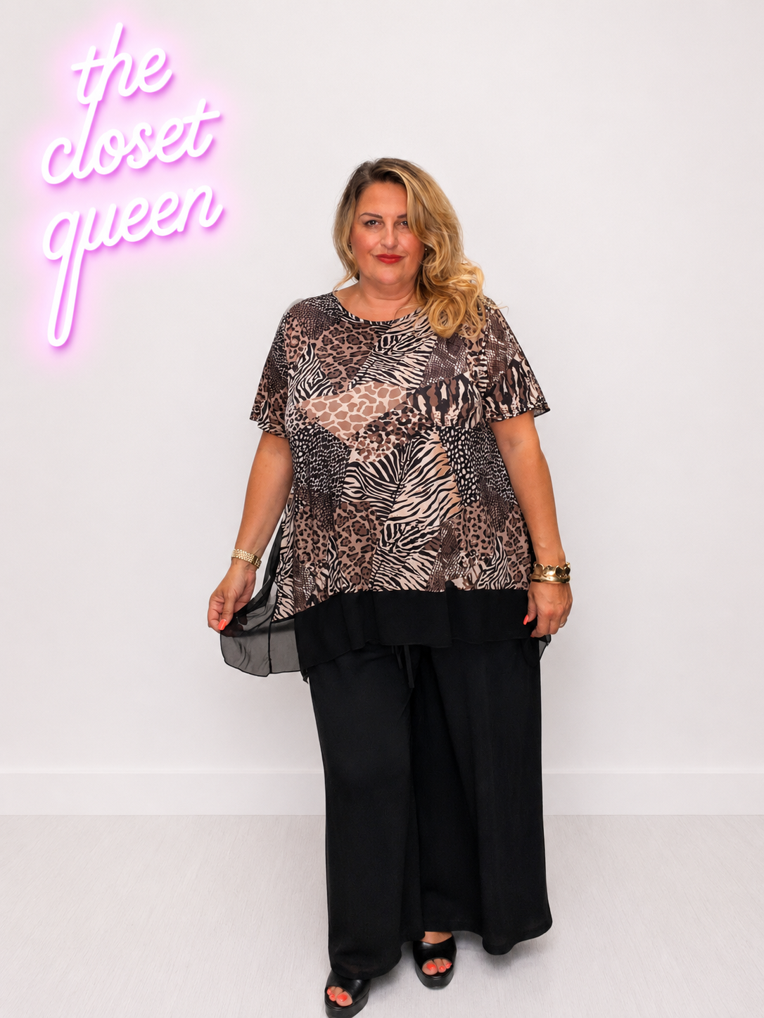 Chifftrim Top Safari Print