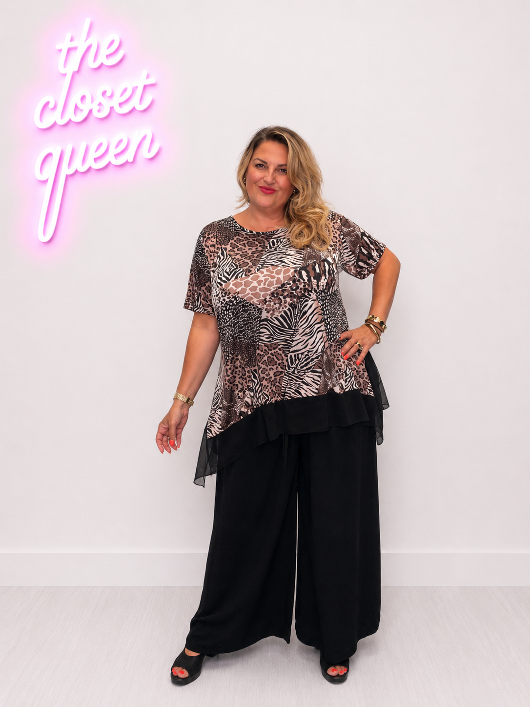 Chifftrim Top Safari Print