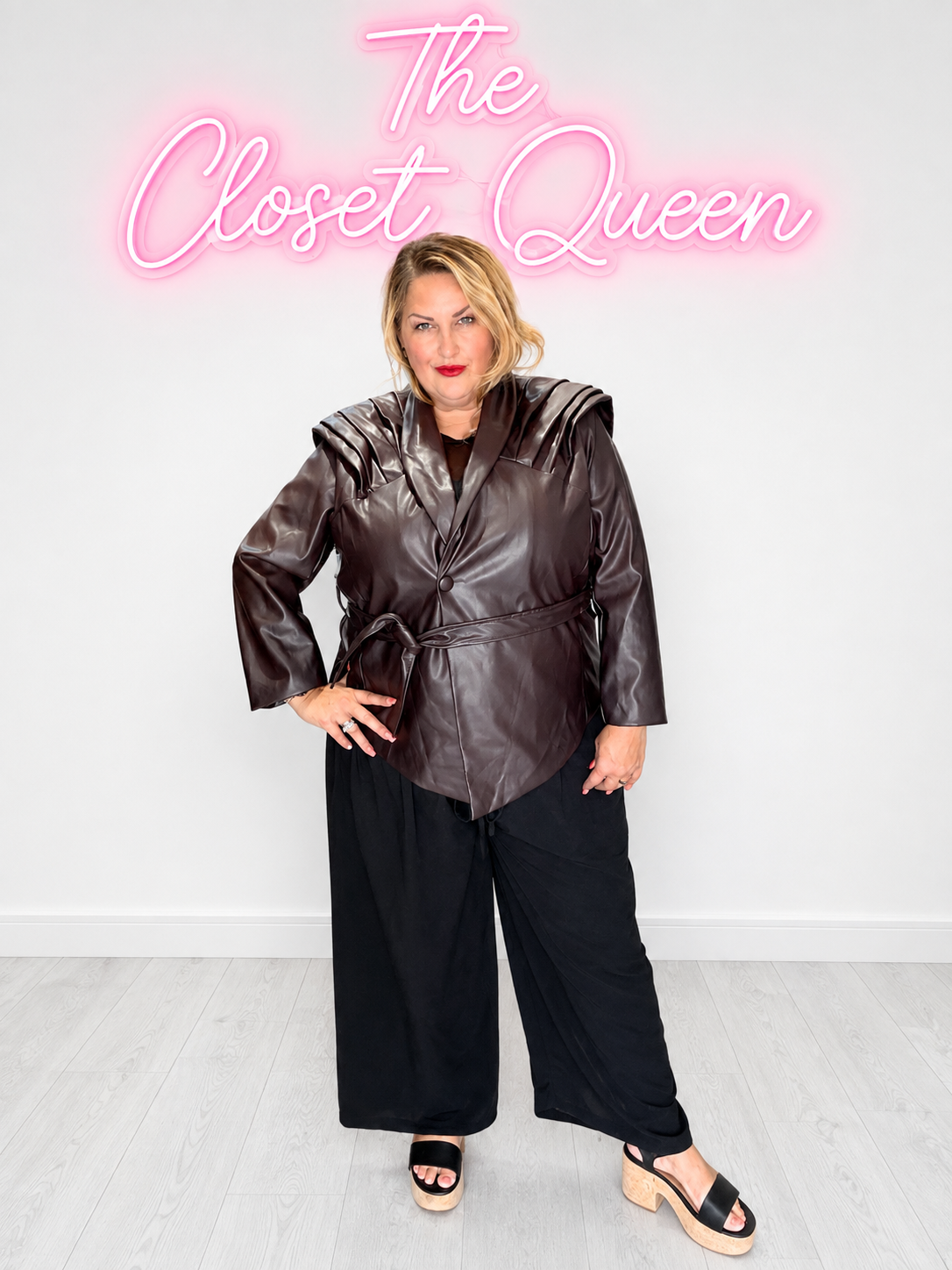 Taylor Faux Leather Jacket