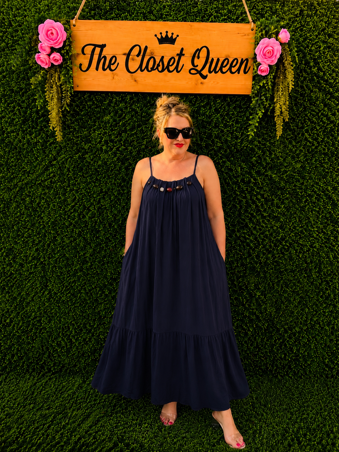 Pebble Tuck Dress