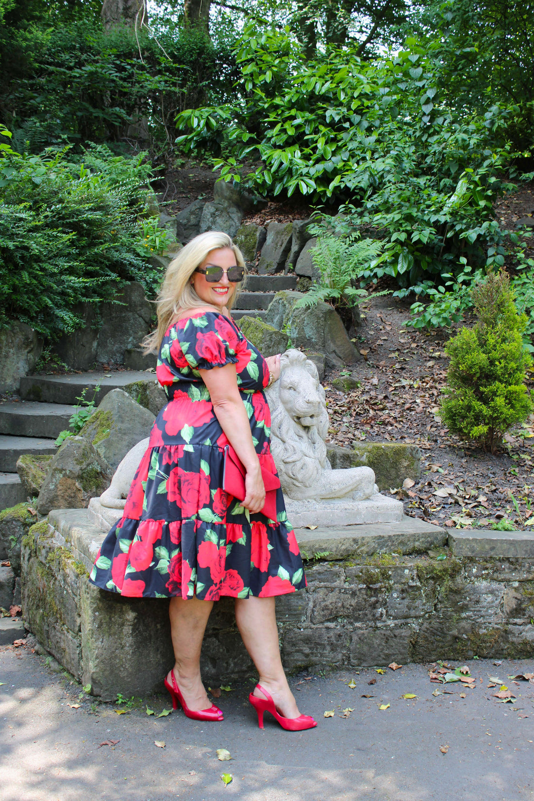 Rosa Dress Rose Print