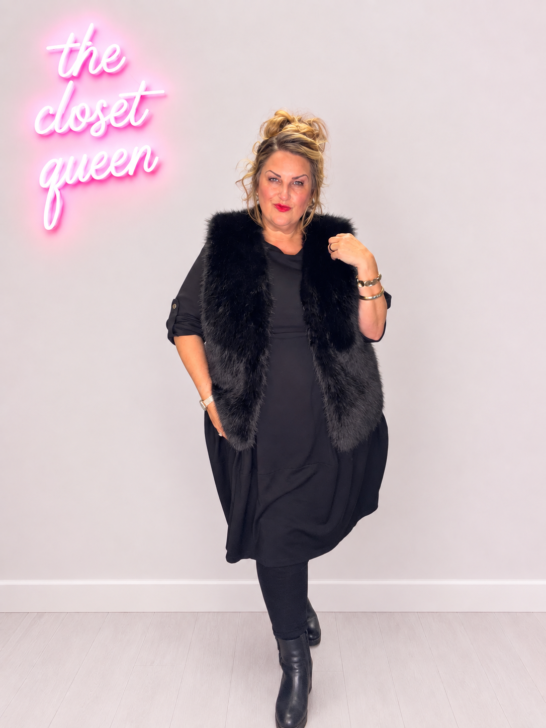 Ivana Faux Fur Gilet