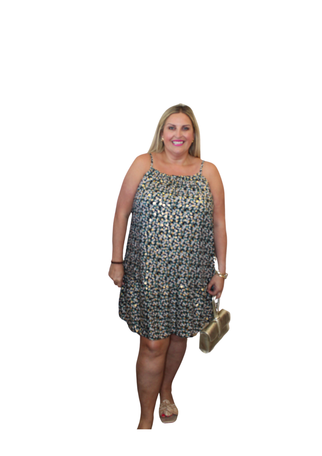 Lassi Sundress Short Ditsy
