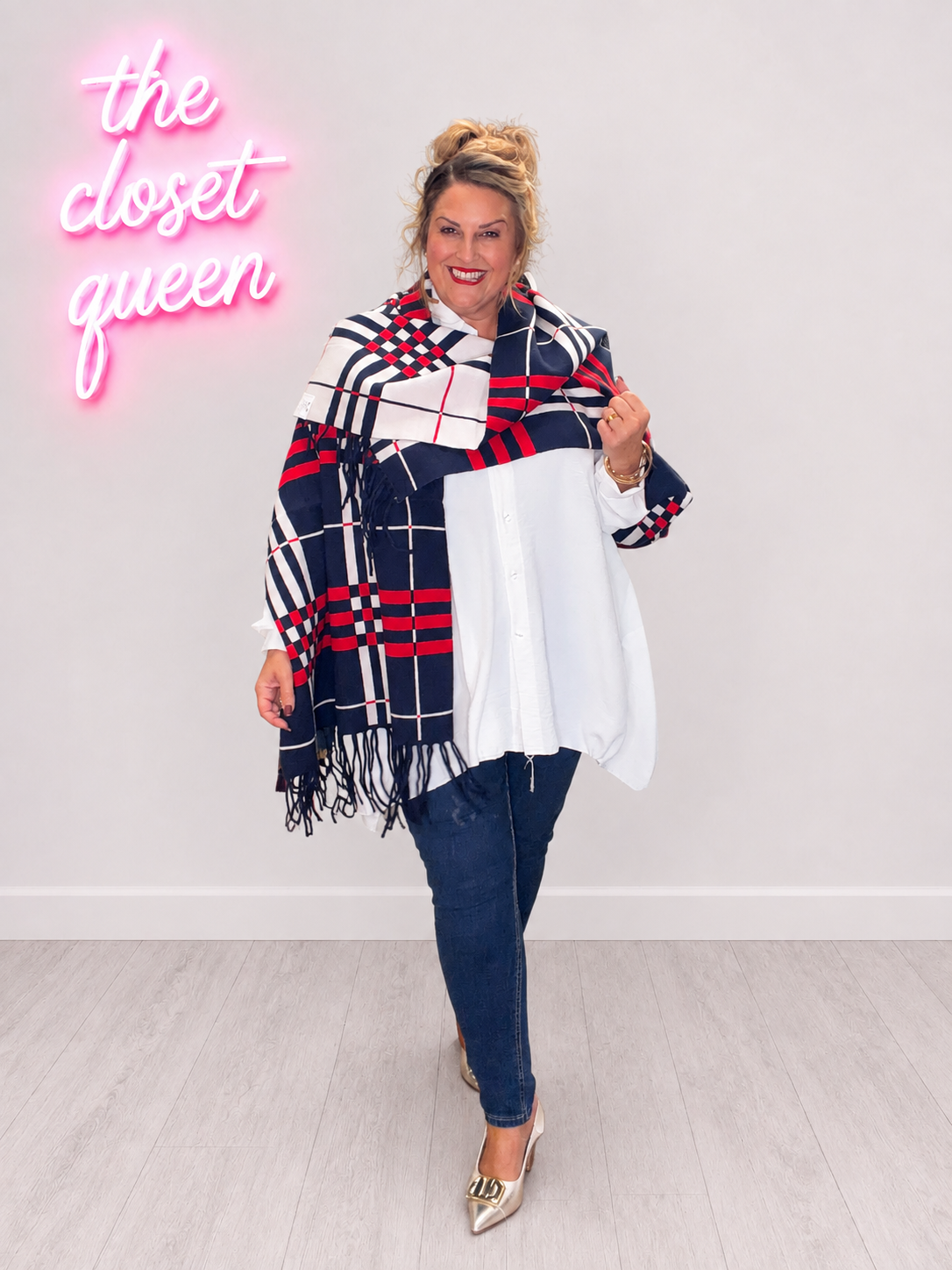 Luxury Pashmina Wrap Check