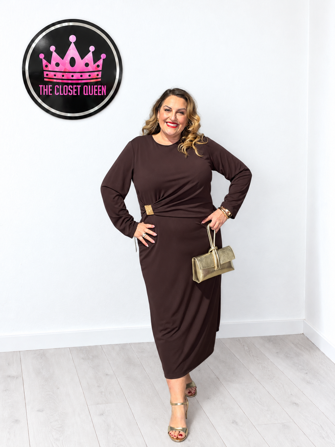 Marquise Gathered Waist Dress