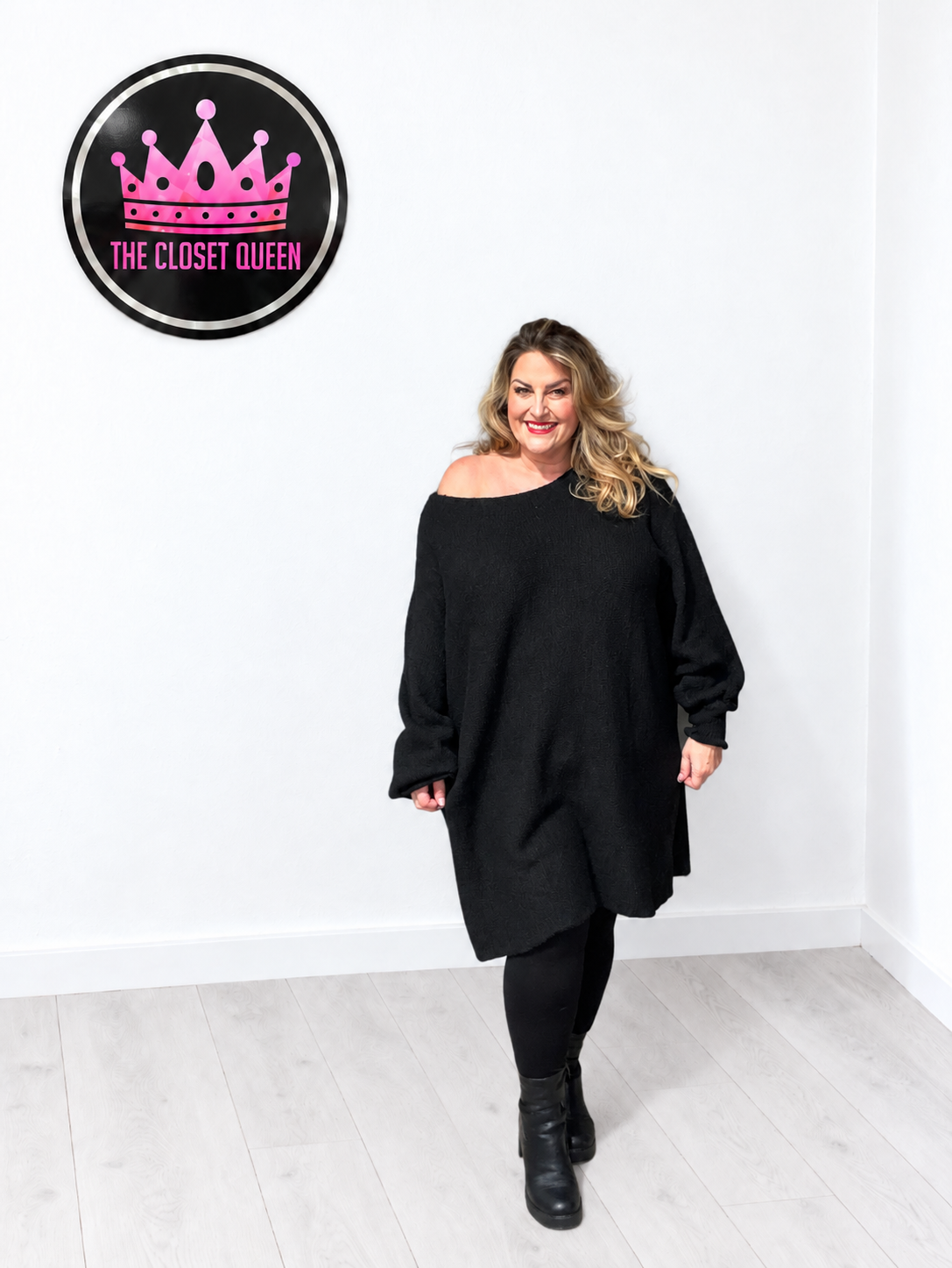 Momo Balloon Sleeve Jumper Dress