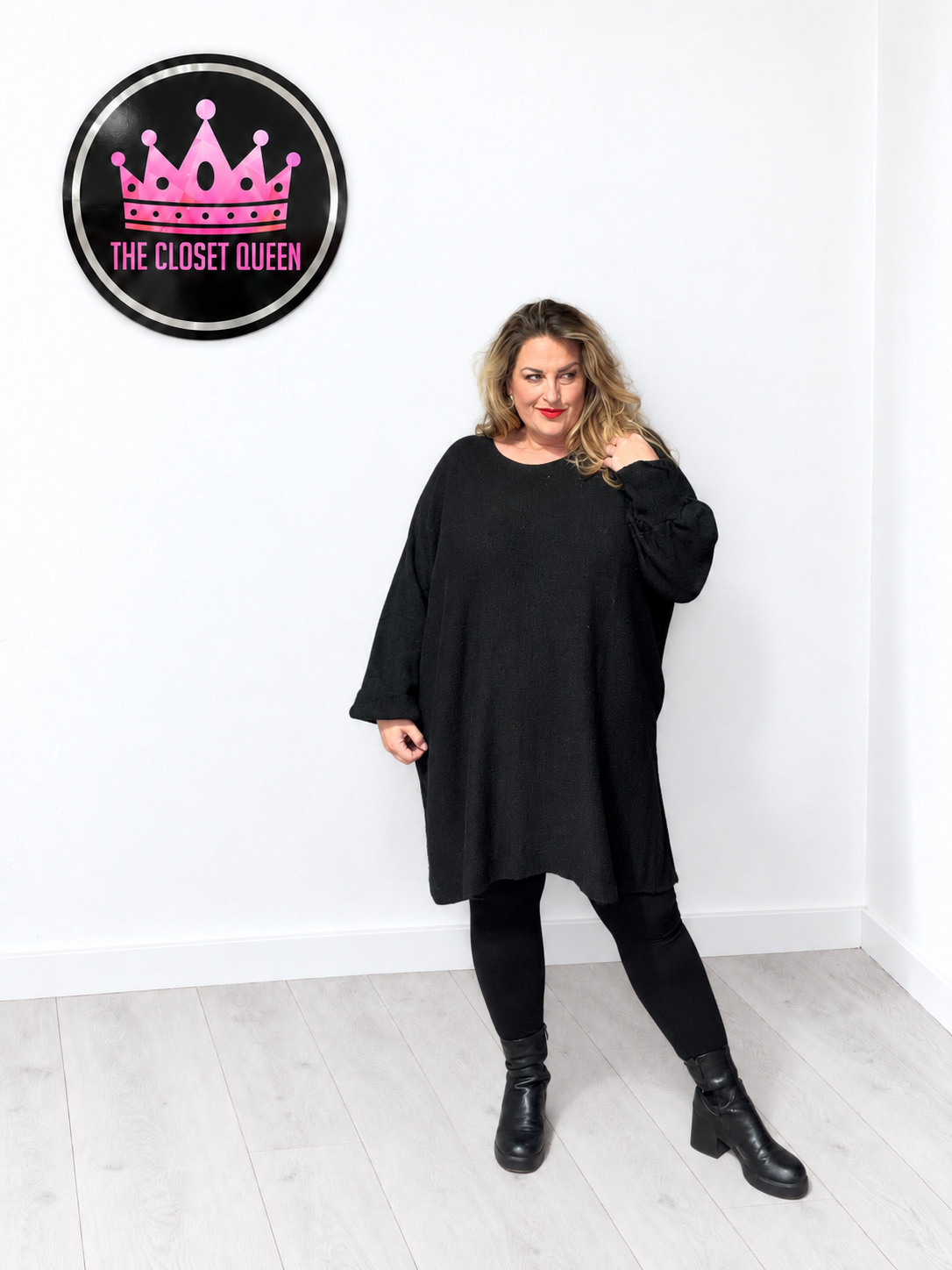 Momo Balloon Sleeve Jumper Dress