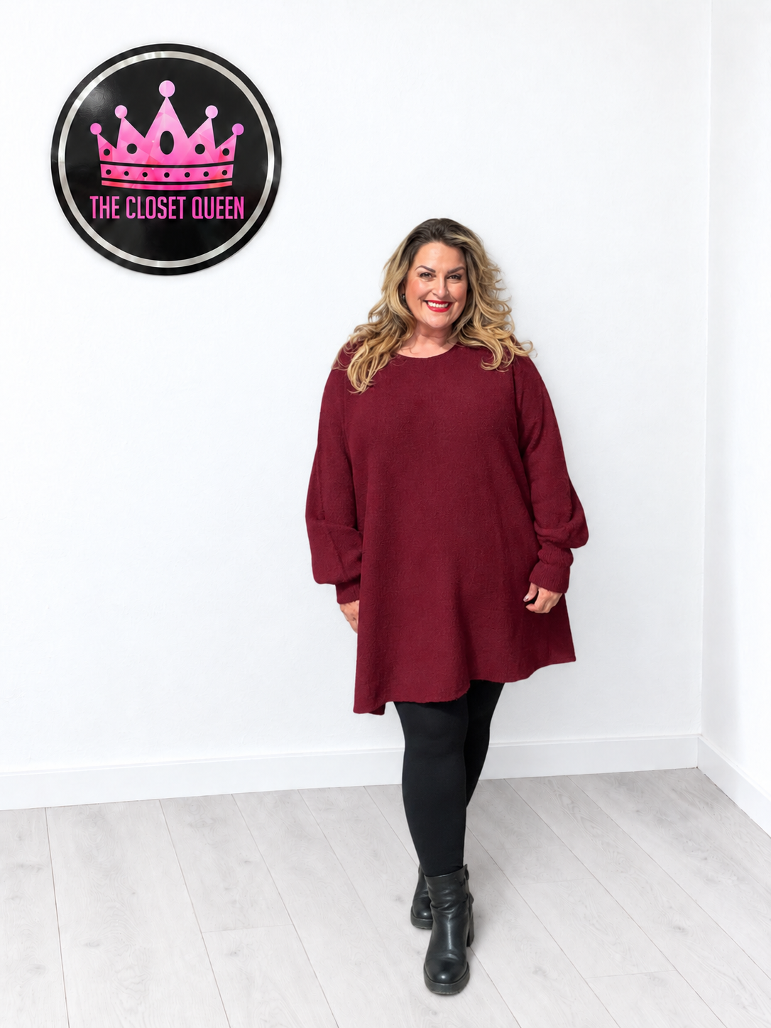 Momo Balloon Sleeve Jumper Dress