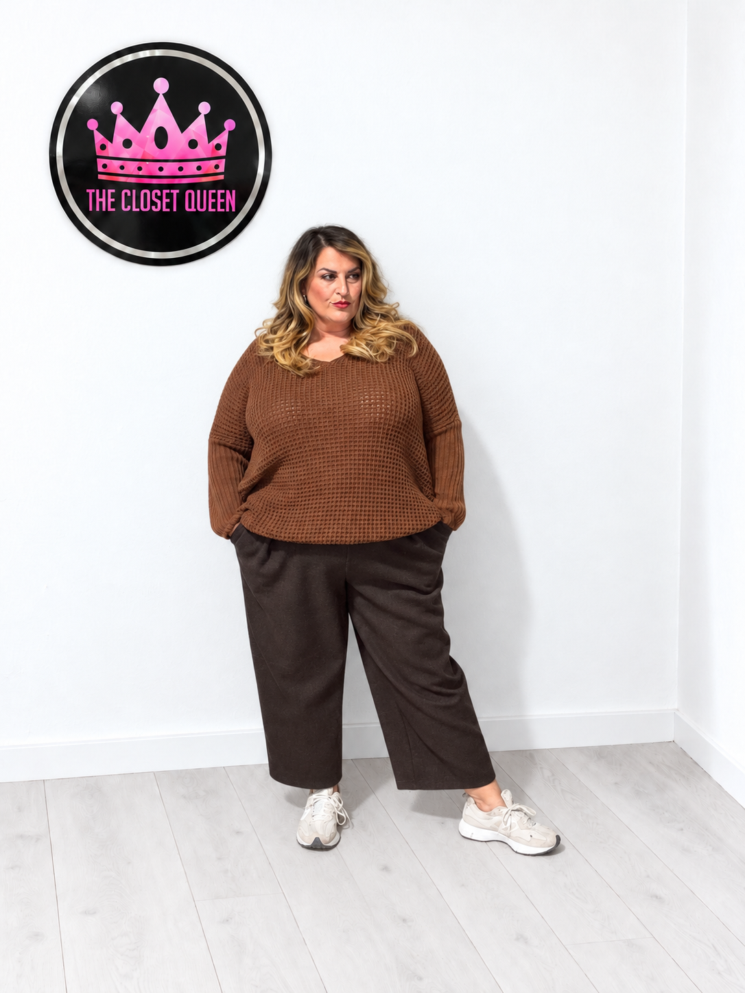 Peaky Wool Feel Trouser