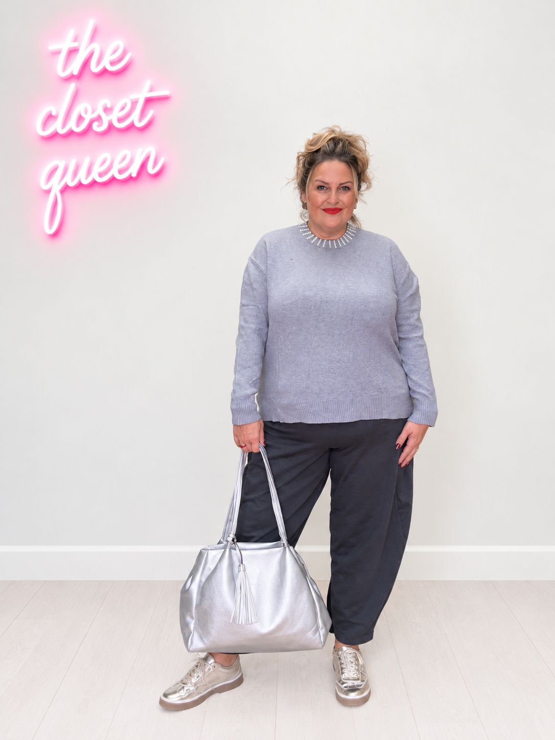 Pearl Neck Jumper
