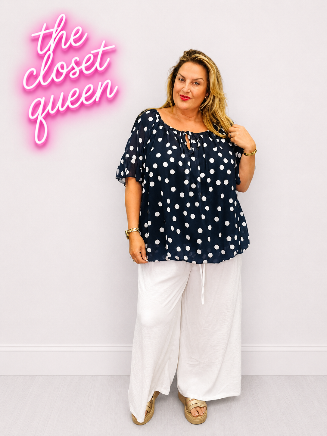 Pouffball Polka Dot Top