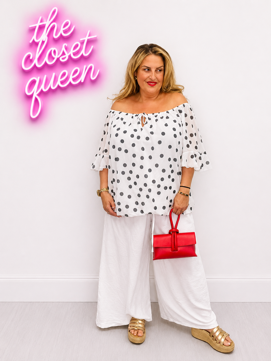 Pouffball Polka Dot Top
