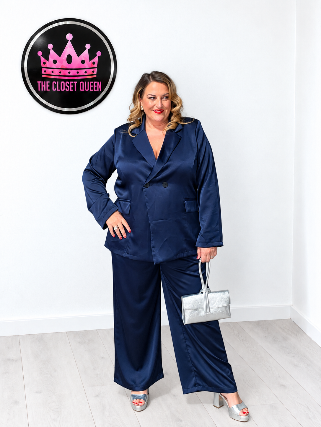 Satina Blazer Trouser Suit