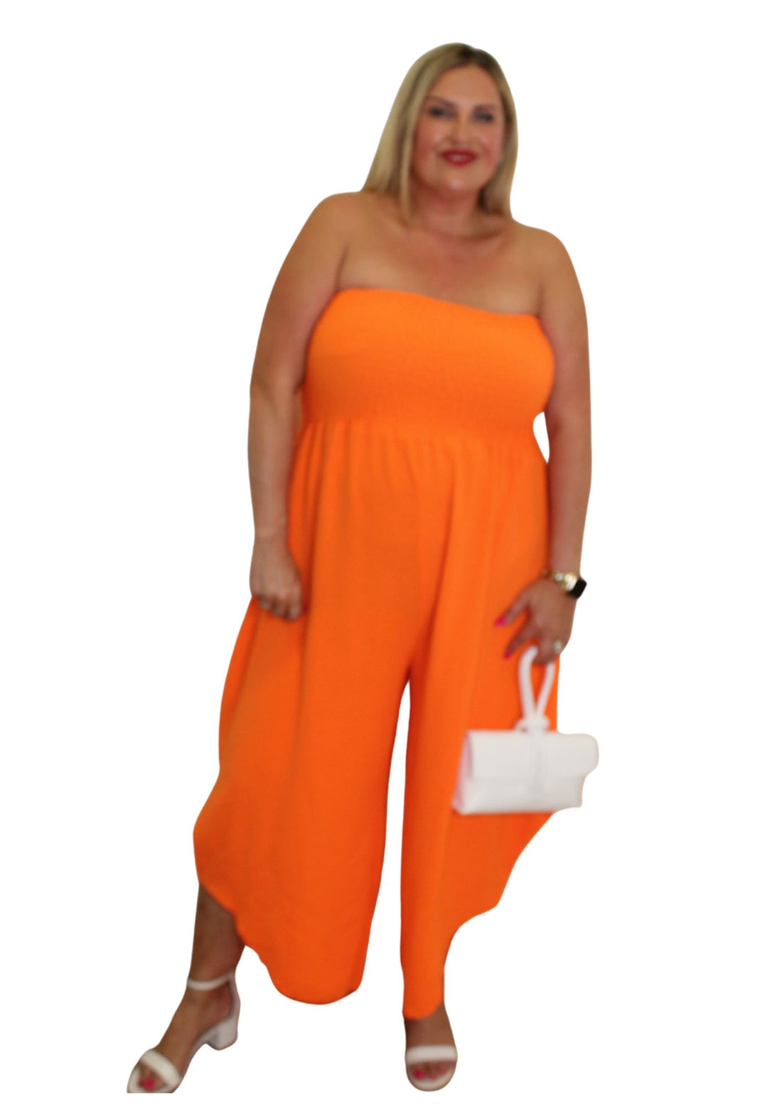 Sheered Top Jumpsuit