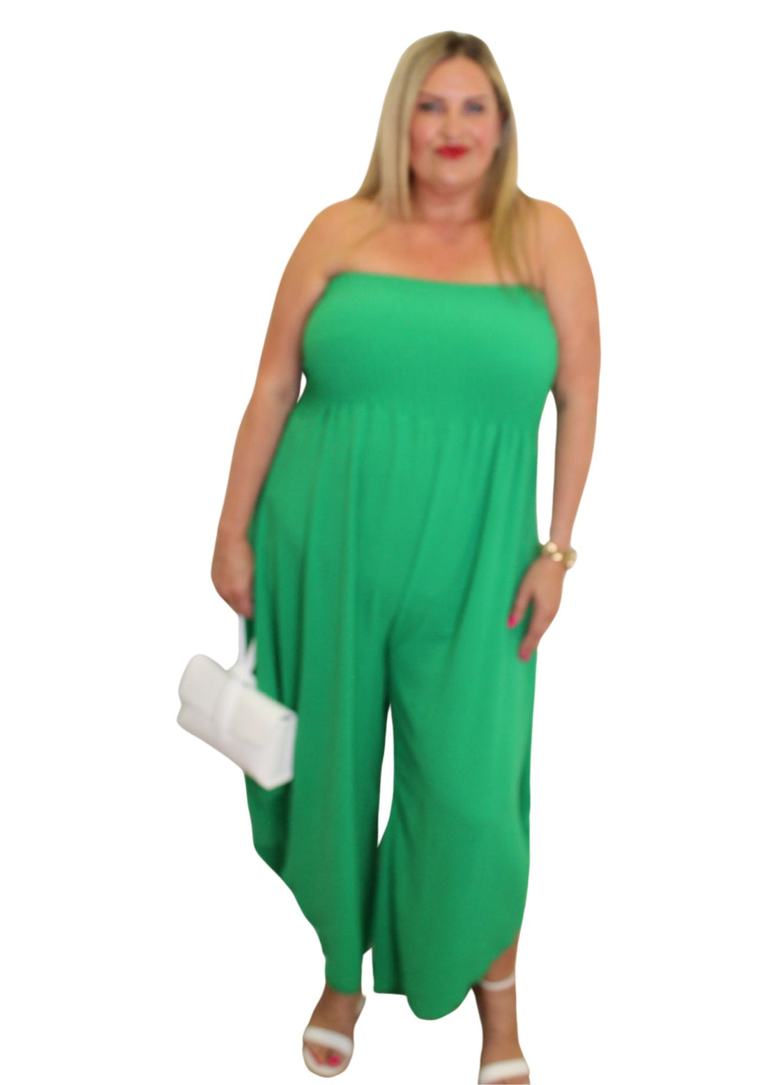 Sheered Top Jumpsuit