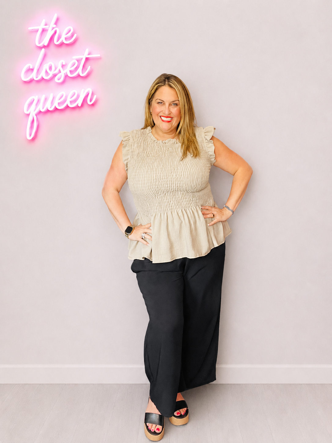 Sheered Top Peplum